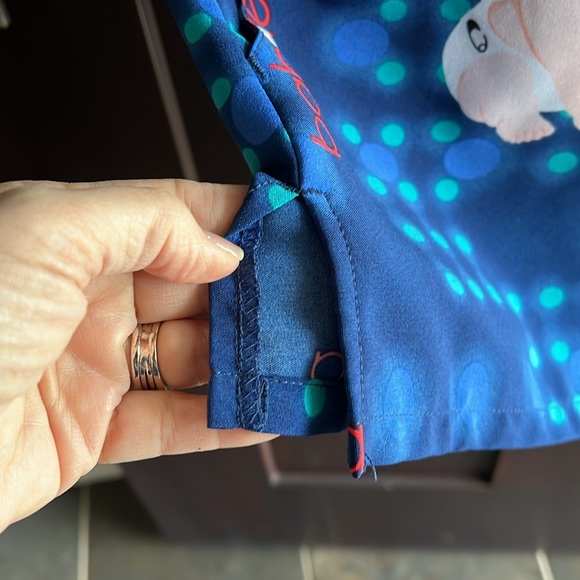 Set of 3 Disney scrub tops, polyester/spandex size small - Picture 9 of 16